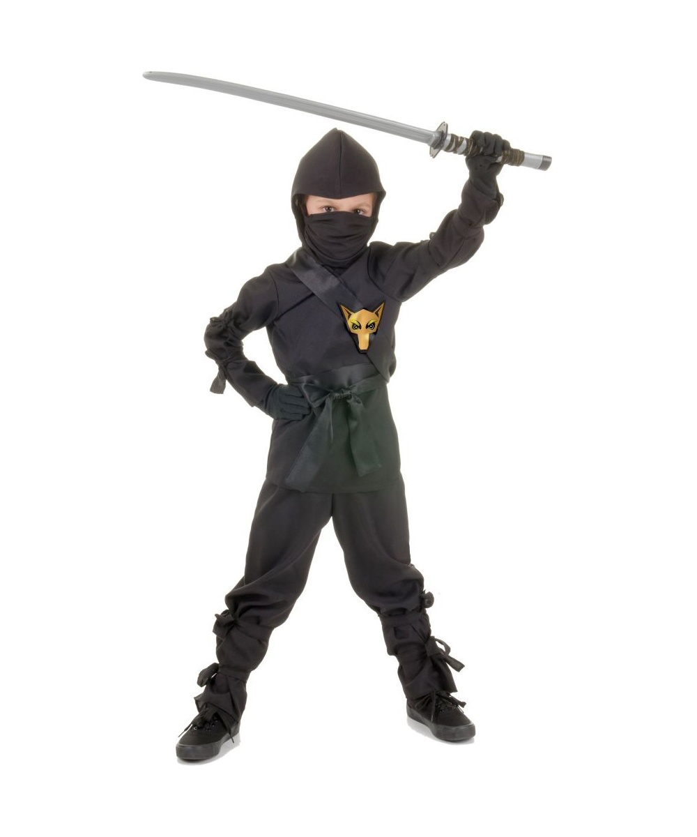  Black Ninja Boys Costume