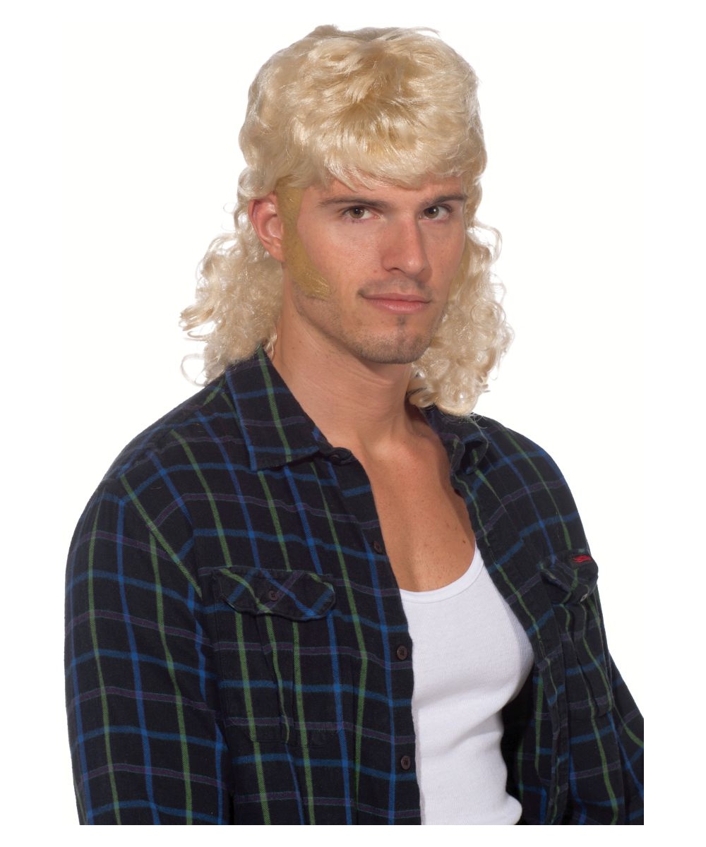  Blonde Mullet Wig