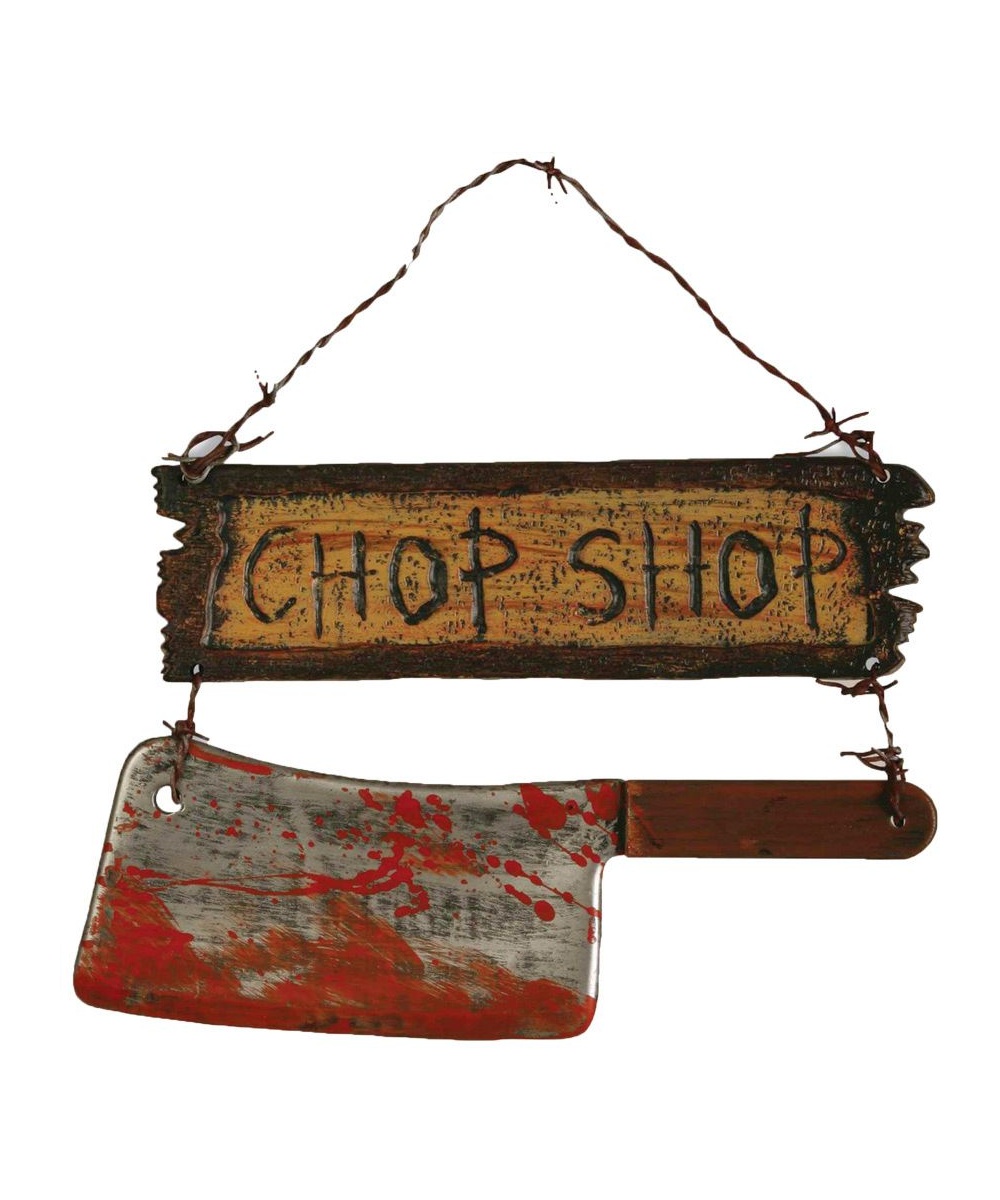  Chop Shop Sign Halloween Decoration