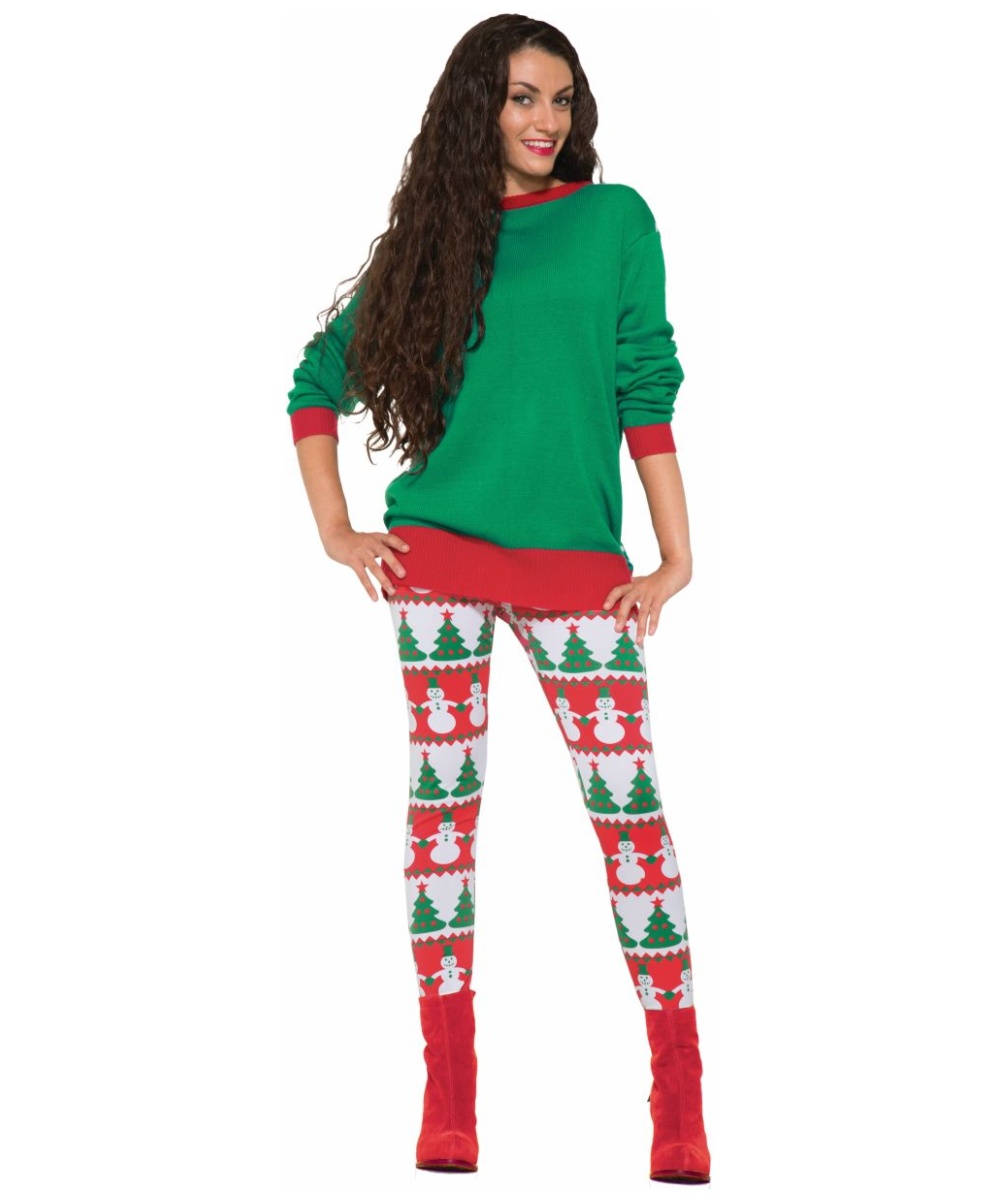  Christmas Lady Leggings