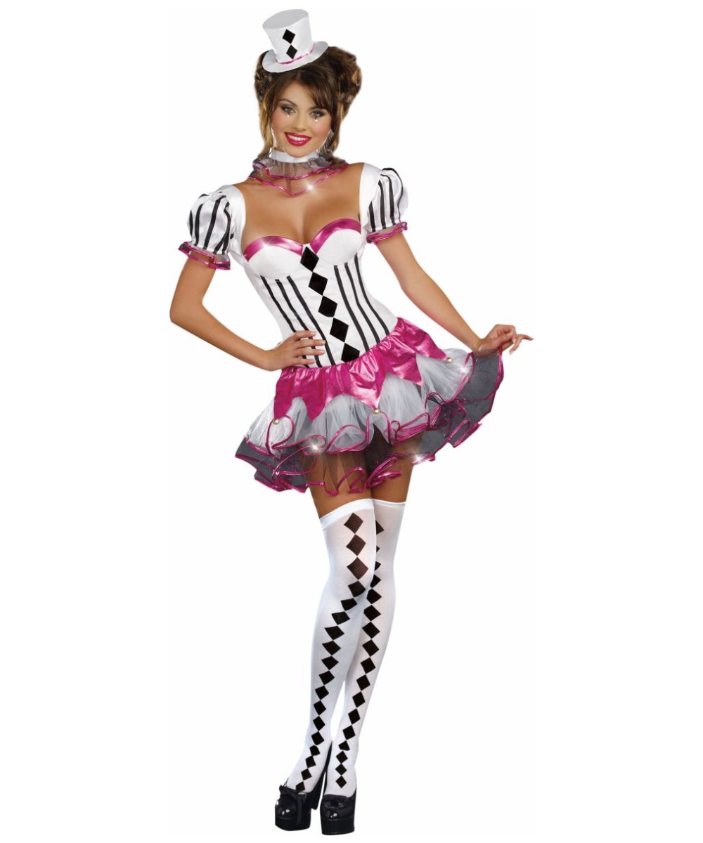 Adult Cirque Du Sexy Halloween Costume - Women Clown Costume