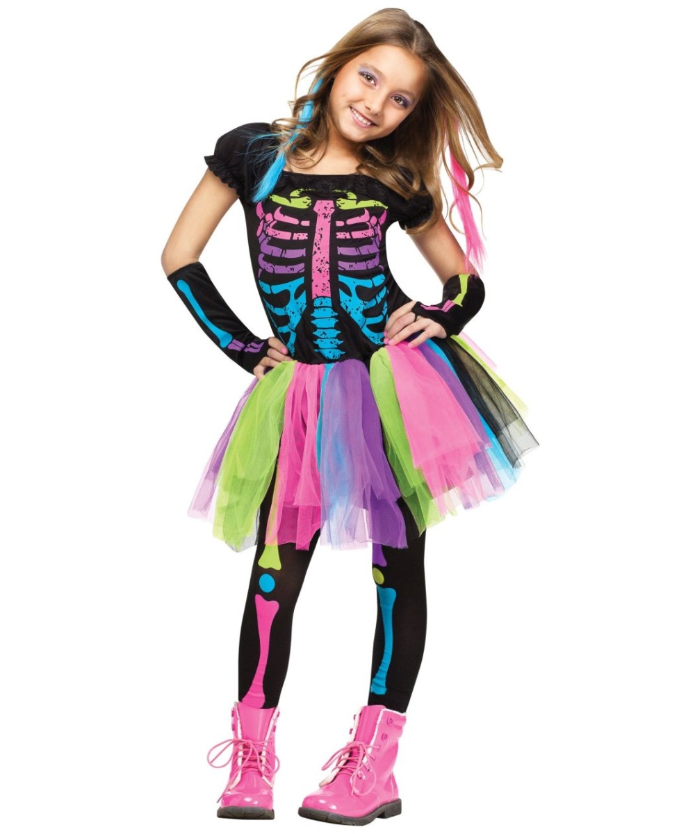  Funky Punky Bones Kids Costume