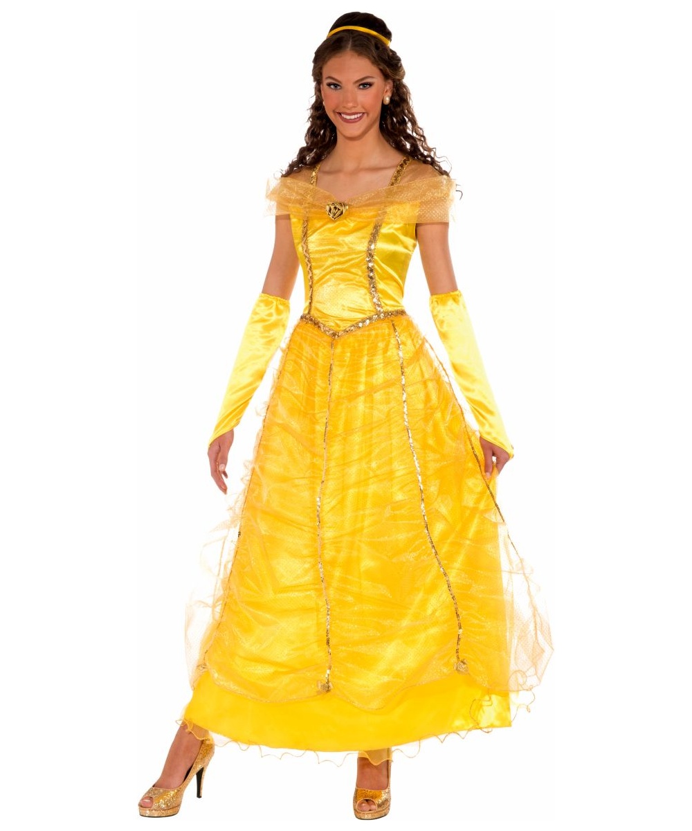 Adult Gold Princess Disney Costume - Women Costumes