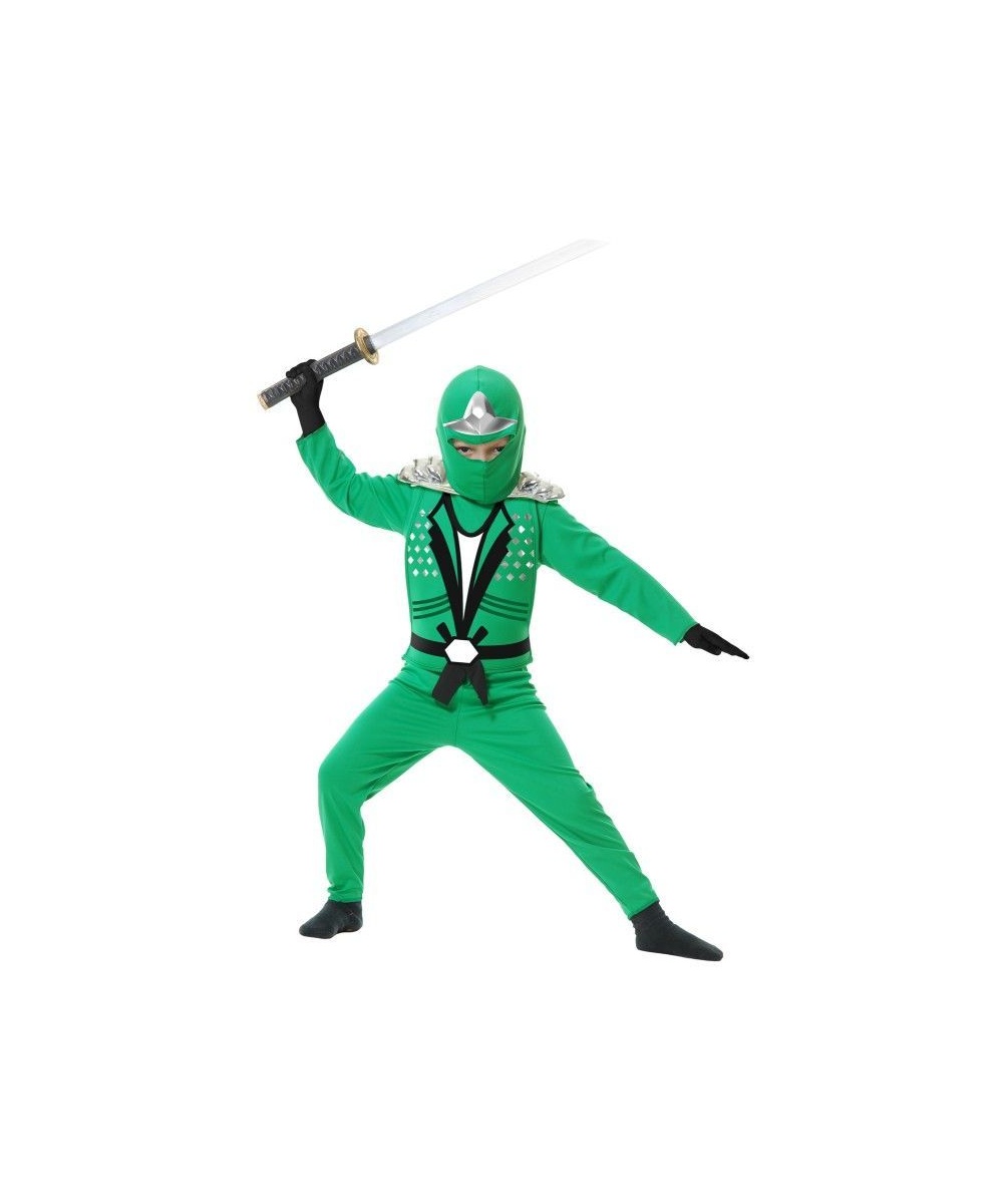  Green Ninja Avengers Kids Costume