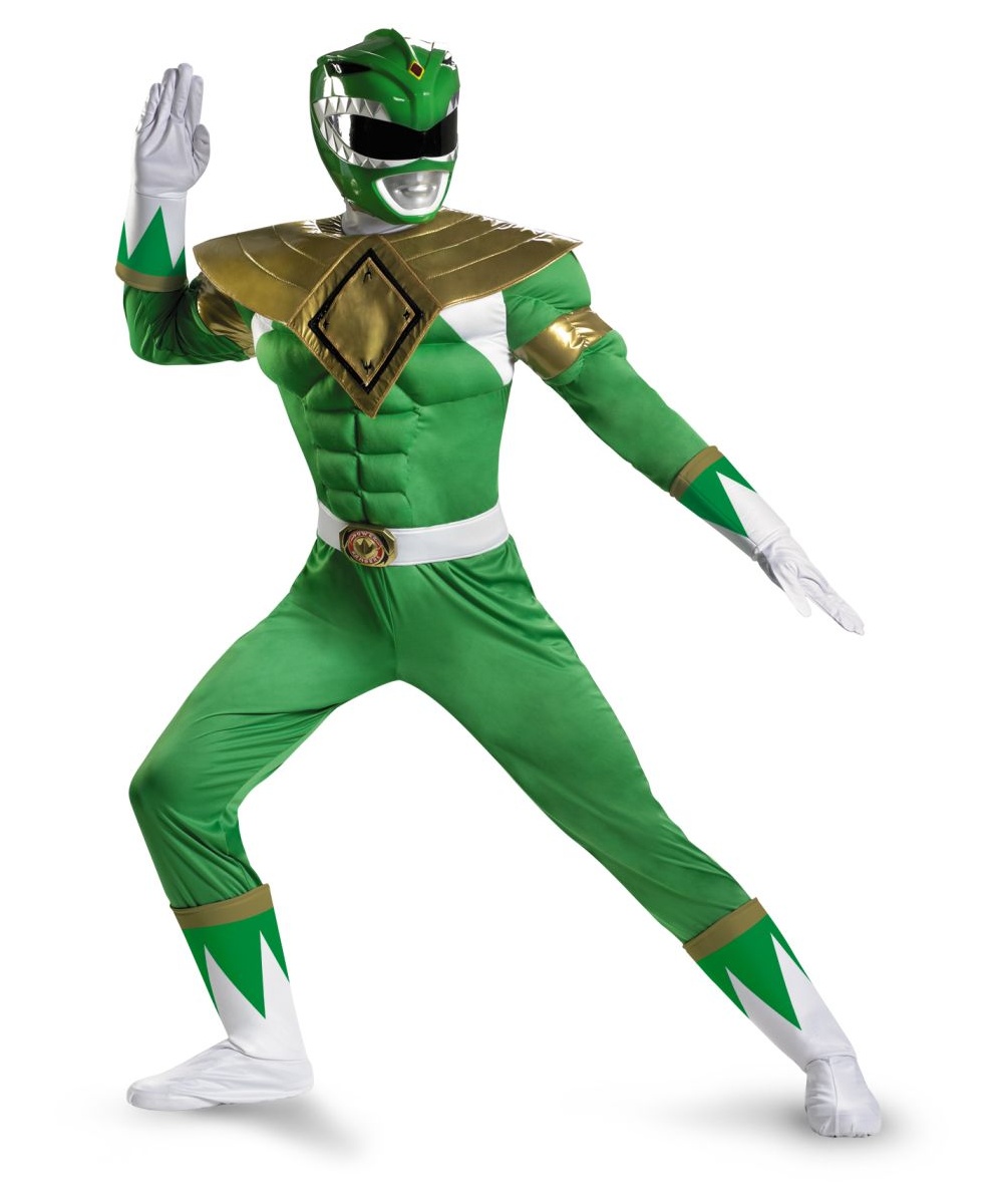  Green Power Ranger Costume