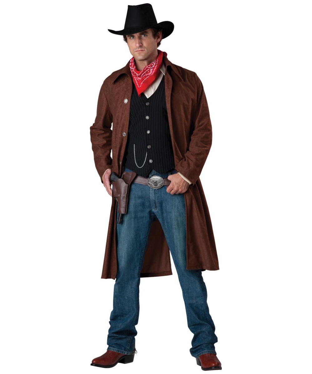 Adult Gritty Gunslinger Costume - Men Cowboy Costume