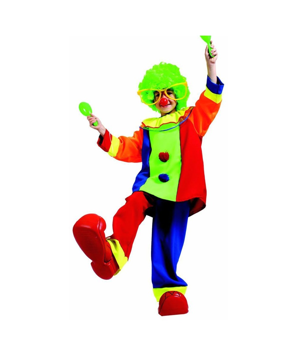  Kids Bobo Clown Costume
