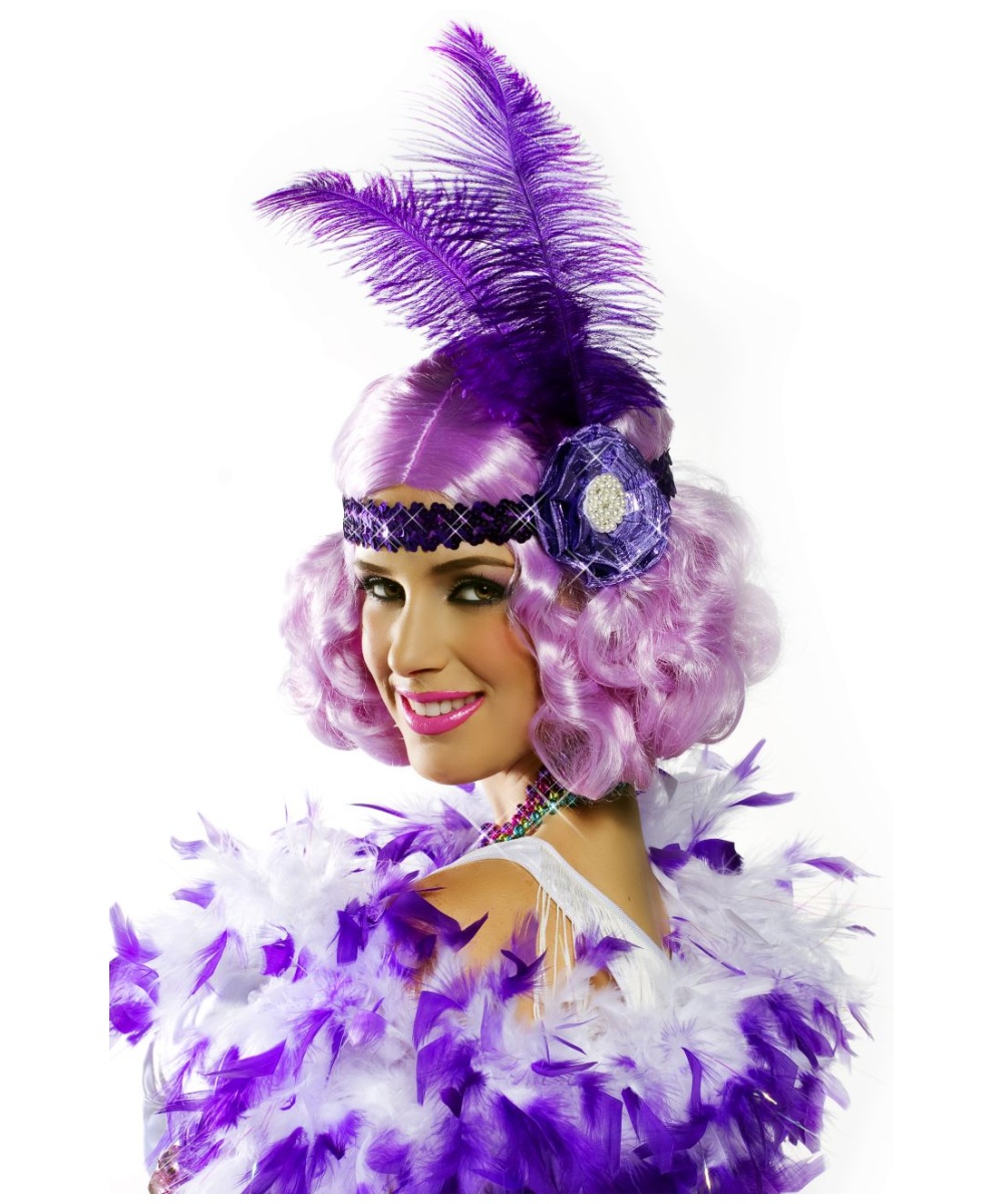  Lilac Flapper Wig