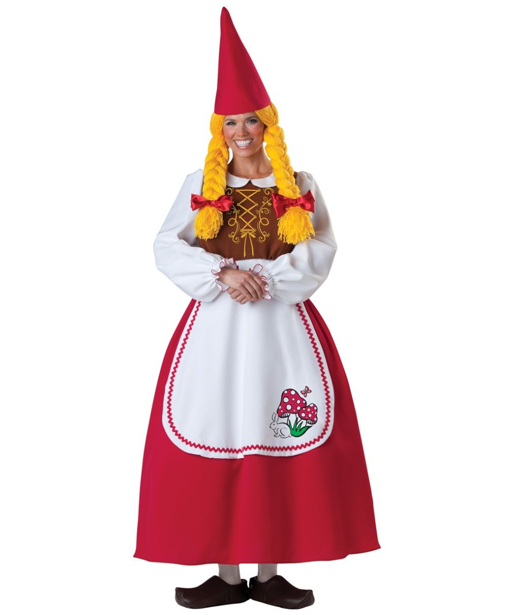  Mrs Garden Gnome Costume