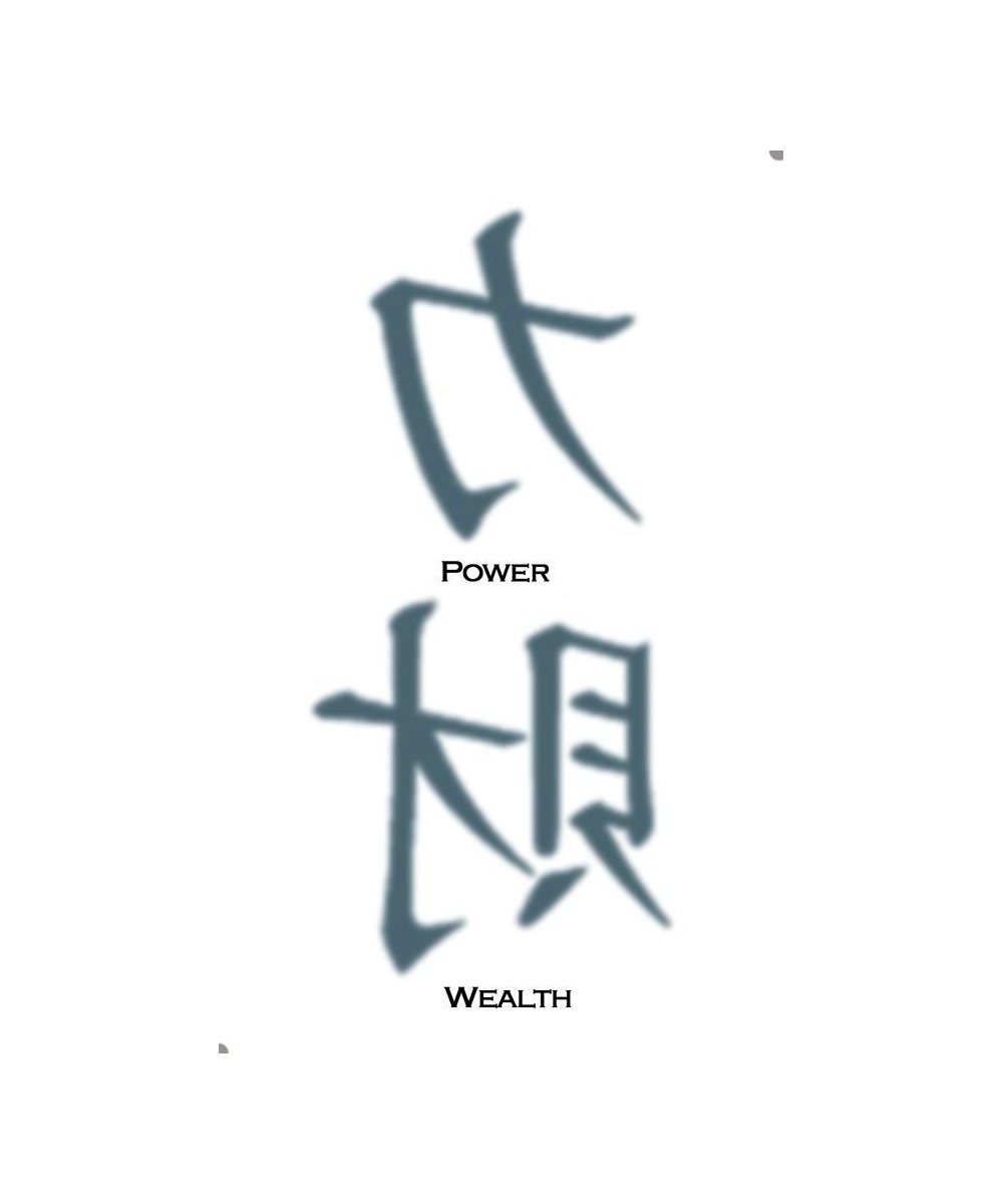  Power Wealth Tribal Tattoo