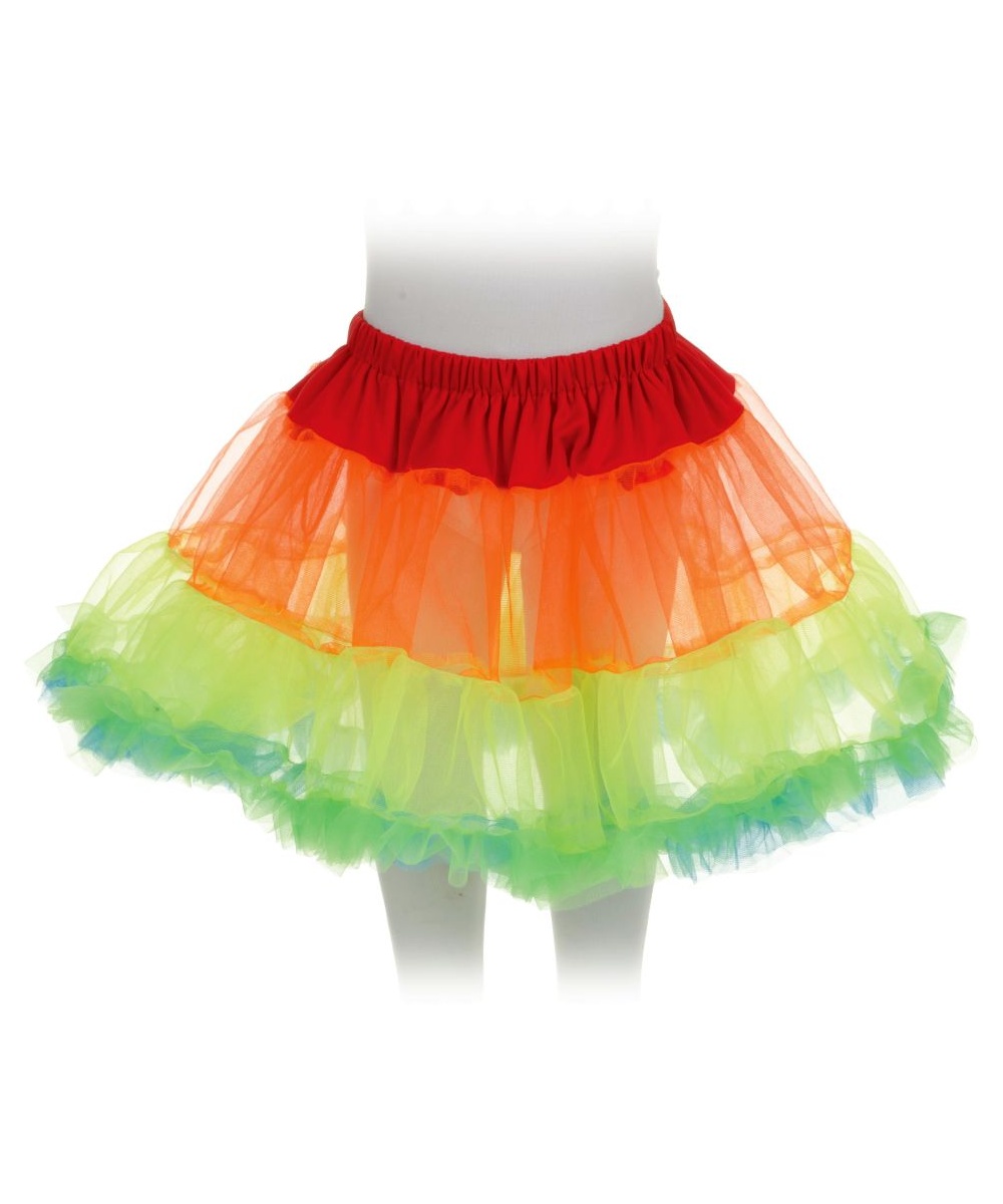  Rainbow Petticoat Kids Tutu