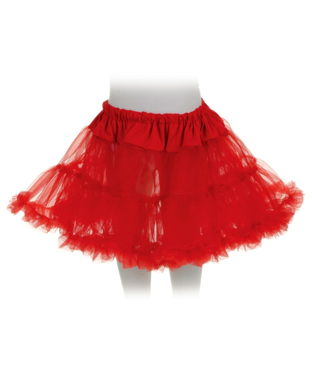 Детская красная юбка