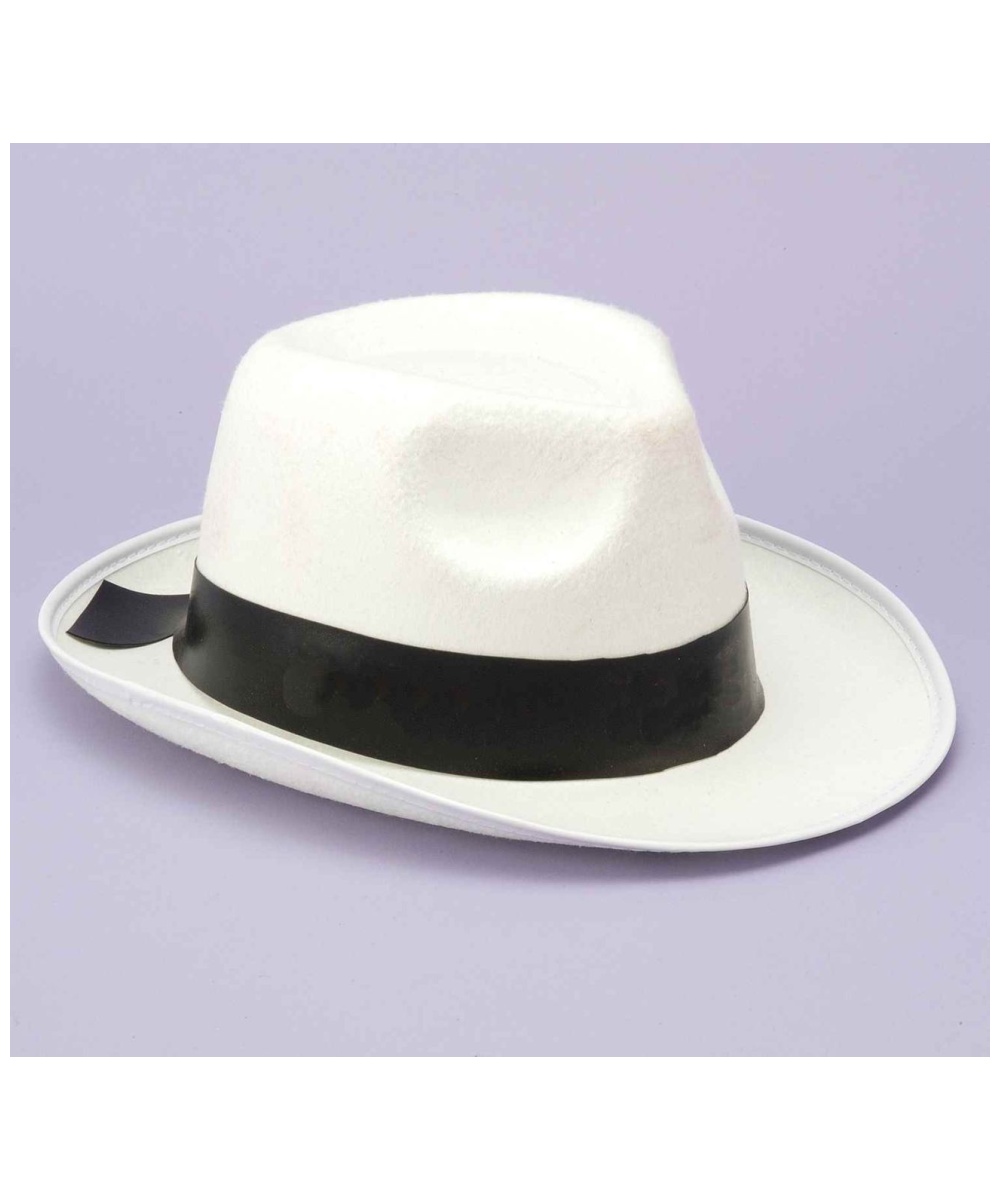  White Gangster Hat