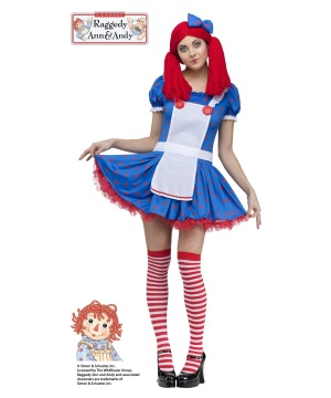 Sassy Raggedy Ann Womens Costume