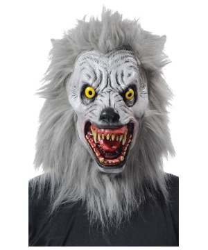 Albino Werewolf Costume Mask