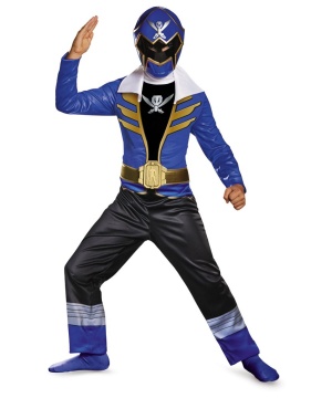 Blue Power Ranger Super Megaforce Boys Costume