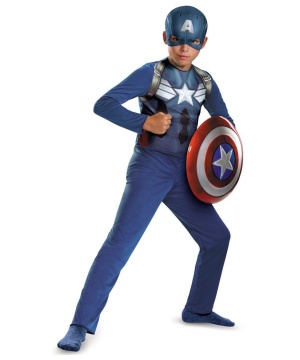 Captain America Movie 2 Economy Boys Costume