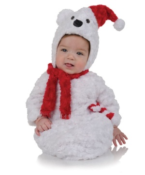 Christmas Polar Bear Babies Bunting Costume