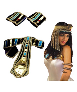 Cleopatra Elegant Egyptian Queen Accessory Costume Kit