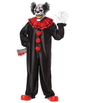 Last Laugh Dark Clown Costume - Men Costume