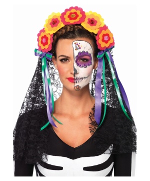 Day of the Dead Headband deluxe