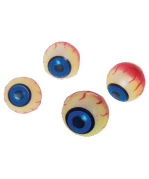 fake eyeballs on a thread