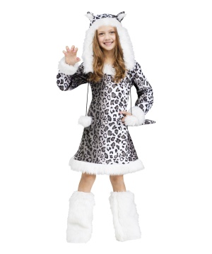  Girls Snow Leopard Costume