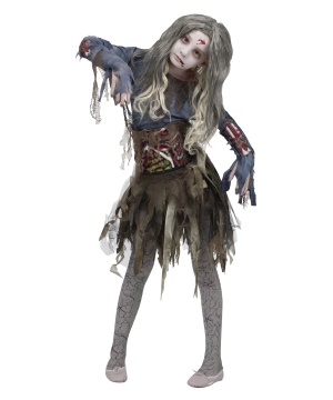  Girls Zombie Costume