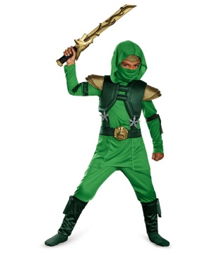 Green Master Ninja Toddler/ Boys Costume deluxe