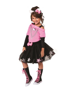 Hello Kitty Rock Star Girls Costume