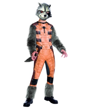  Kids Guardians of the Galaxy Raccoon Costume
