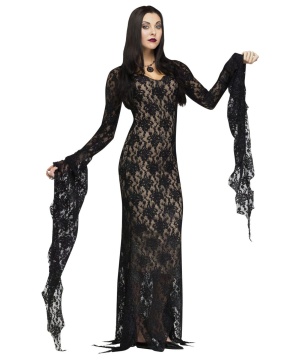 Lace Morticia Addams Womens Costume Prestige