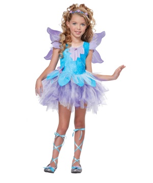 Sweet Lilac Fairy Girls Costume