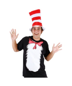 Cat in the Hat Mens Costume Kit