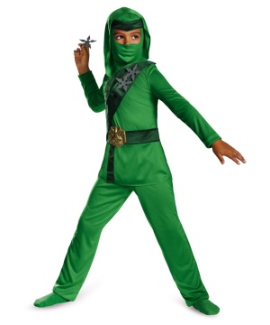 Green Master Ninja Classic Toddler/ Boys Costume - Boys Costume