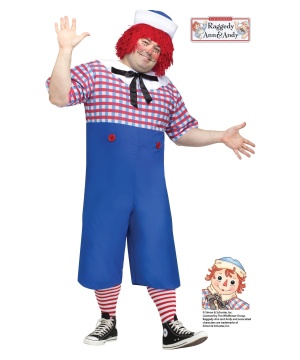 Raggedy Andy plus size Costume