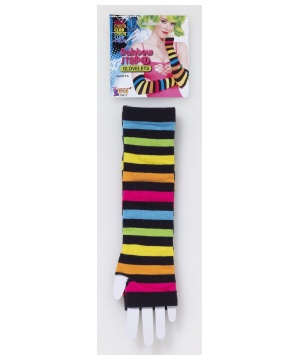 Rainbow Striped Gloves