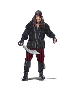 Ruthless Rogue Mens plus size Costume