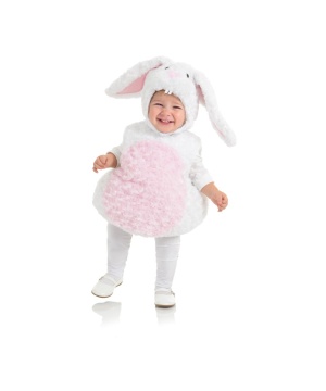  Toddler White Bunny Costume
