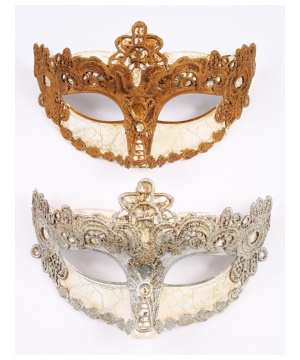 Venetian Lace and Craquel Mask
