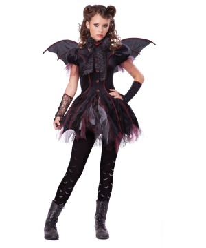 Victorian Vampiress Girls Costume deluxe