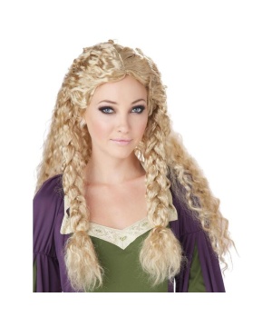  Warrior Princess Blonde Wig