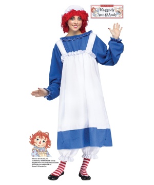 Raggedy Ann Womens Costume