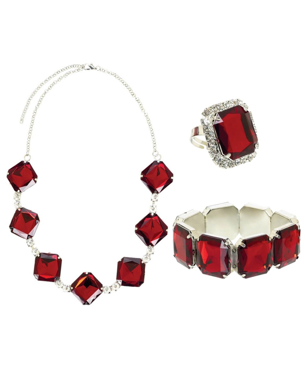  20s Ruby Jewelry Set