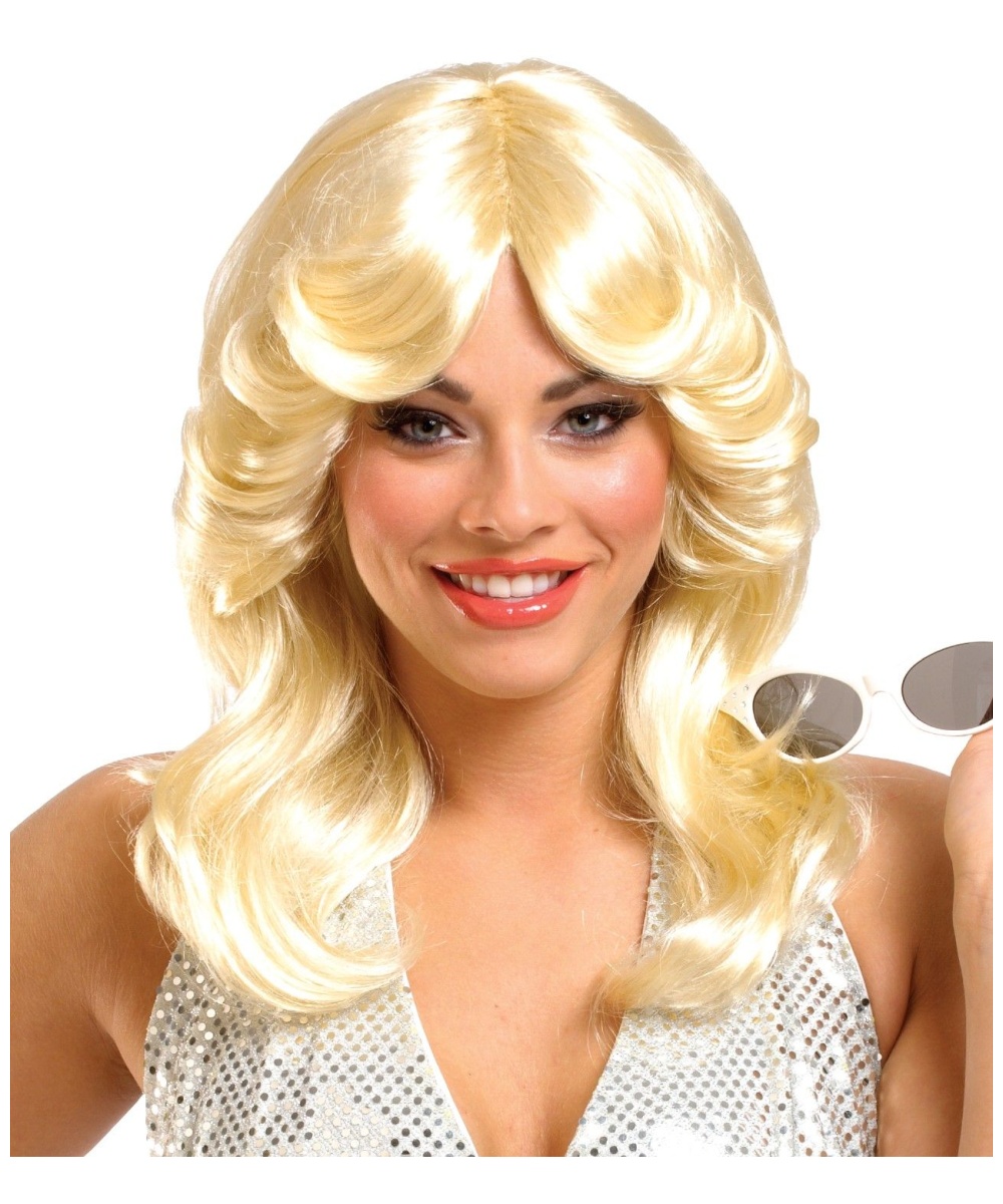 70s Glamour Blonde Wig - Wigs