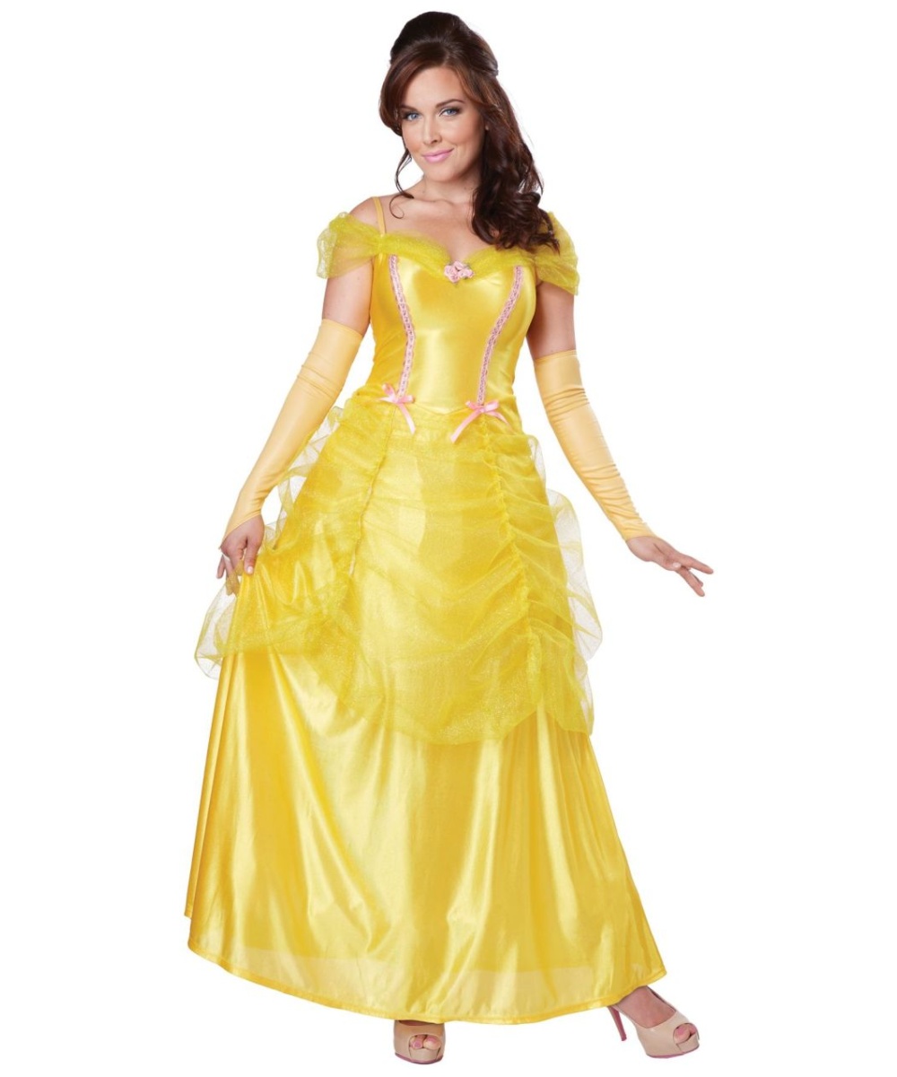 plus size disney belle costume