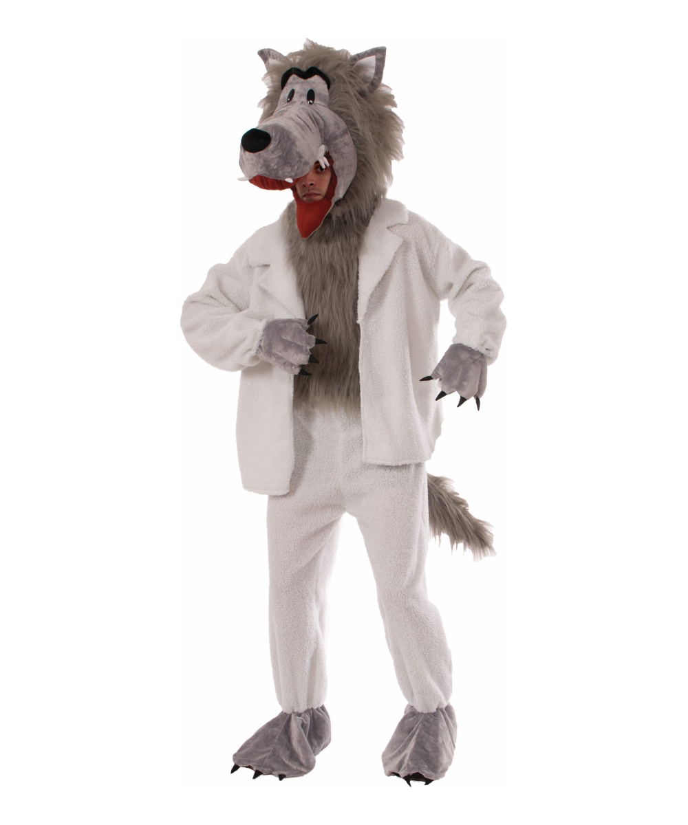  Big Bad Wolf Mascot Costume