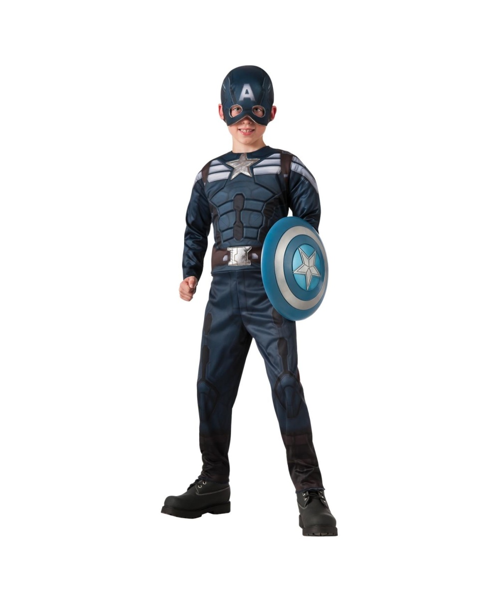  Boys Captain America Reversible Costume