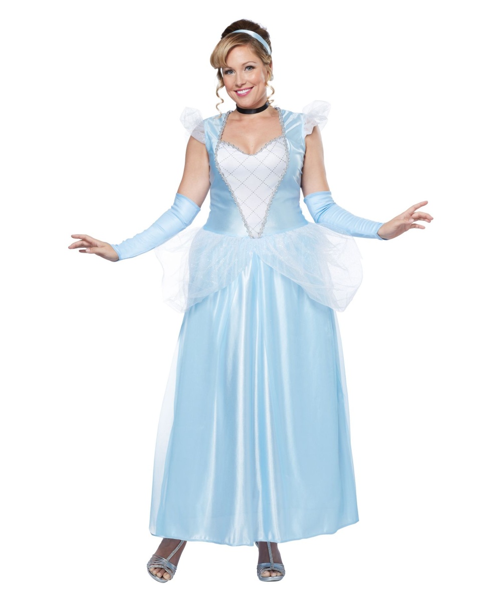  Cinderella plus size Womens Costume