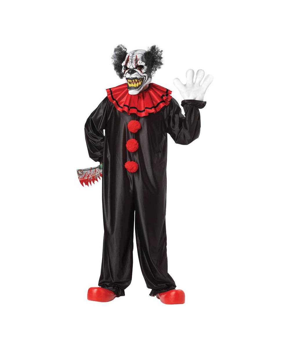 Last Laugh Dark Clown Costume - Men Costume